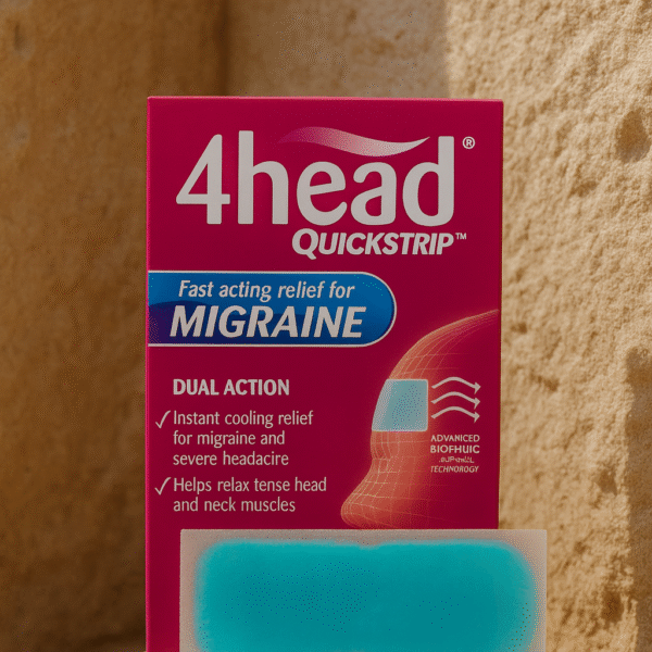4Head QuickStrip للصداع الشديد والصداع النصفي